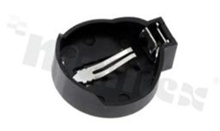 Battery holder; contact: brass