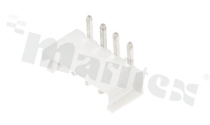 Złącze Kablowe do PCB; w rastrze 2.50mm; 4-stykowe; montaż THT; męskie; poziome; 250V/2.5A
