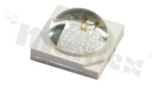 LED mid-power; SMD; 3535 PLCC2; UV-A; 390-410nm; 335-510mW/350mA; 2.85-3.85V; water clear; 130 degrees; 3.45x3.44x1.9mm