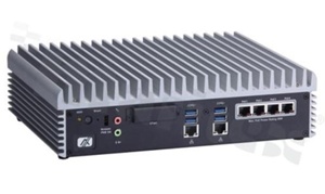 Fanless boxComputer; Intel i7/i5/i3/Celeron; RAM 16 GB; 2 x RS-232/422/485; 2 x RS-232; 6 x USB 3.0; 2 x USB 2.0; 2 x 10/100/1000Mbps Ethernet; 4 x 10/100/1000Mbps PoE; 1 x DVI-I; 1 x HDMI; 1 x DisplayPort; 8 digit. in/output