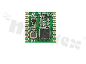 Moduł; ISM; transceiver; 868MHz; +20dBm; -120dBm; SPI; FSK/GFSK/MSK/GMSK/OOK; 1.8-3.6V; SMD