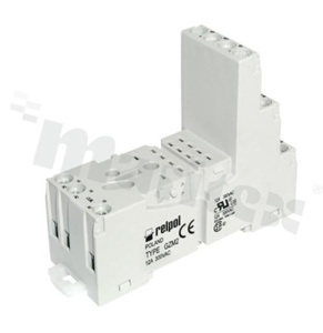 Socket for relay R2, R2N; 8 PIN; 12A; mounting: panel, DIN; 12A/300VAC
