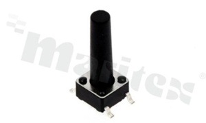Tact Switch; SMD; dimensions 6.0x6.0; h=16.0mm; vertical; operating force 250gf; button: round