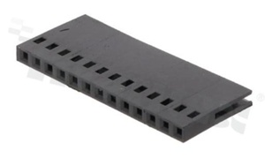 FPC Housing; pitch 2.54mm, 13 pins; female