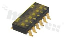 Przełącznik DIP Switch; SMD; 6-sekcyjny; raster 2.54mm; siłownik schowany low-type