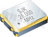 Oscylator kwarcowy SMD 3.2x2.5mm <b>12.000MHz</b>, 3,3V, ±50ppm, 15pF, -40 + 85°C