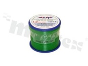 Przewód pojedynczy LGY/H05V-K; z wielodrutową miedzianą żyłą; zielony; przekrój 0.35mm2; AWG 22; 500V; -40+105 st.C; 25m.