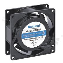 Wentylator; AC; 230VAC; 80x80x25mm; 39m3/h; 30.0dB.