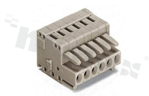 Listwa zaciskowa rozłączalna; w rastrze 3.50mm; 4-torowa; żeńska; na przewód 1.50mm2 (28-14AWG); kierunek wtykania równoległy do osi przewodów; UL: 300V/10A