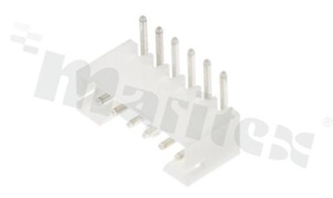 Header for PCB; pitch 2.50mm; 6-contacts; THT; male; side entry; 250V/2.5A