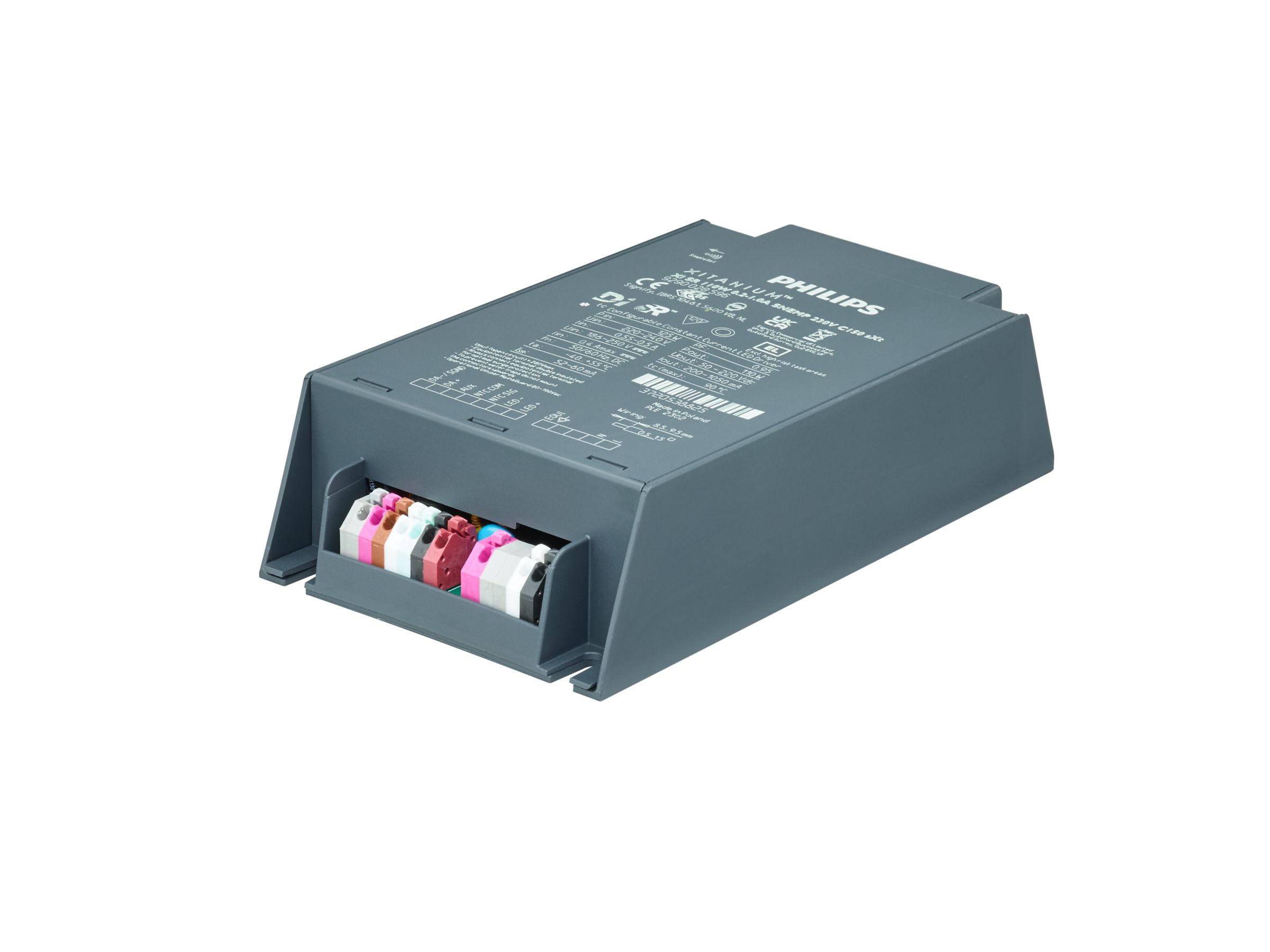 Zasilacz impulsowy; LED; 110W; 50-220V; 0.2-1.05A; 202-254VAC; 186-250VDC; IP20