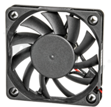Fan; DC; 12.0VDC; 60x60x10mm; 0.46m3/min; 32.8dB.