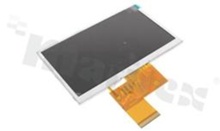 Wyświetlacz TFT; LCD 5.0"; 480xRGBx272 pikseli; cyfrowy; wymiary 120.7 x 75.8 x 2.9 mm; podświetlenie białe LED;jasność: 240 cd/m2; kontrast 500:1; sterownik ILI6480B; 40 pinów