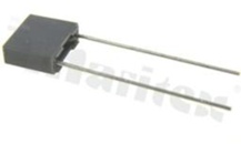 Kondensator poliestrowy; 1.5nF; 100V; 10%; p=2.5mm; 7.0x2.0x6.5; -40+85st.C