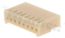 Crimp terminal housing; pitch 2.54mm; 8-contacts; female; applicable wire AWG#22-28; 250V/3A