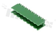 Pluggable terminal block; pitch 5.08mm; 8-ways; male; vertical pin header; open type; UL 300V/15A; TUV:320V/20A