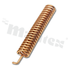 Antenna; spring; ISM; 433MHz; 2.15dBi; VSWR<1.6; linear; welding head; 38.5x5.5mm