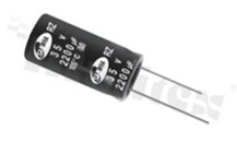 Kondensator elektrolityczny; 100uF; 25V; 105st.C; 6.3x11 r5mm; 20%; 5000h