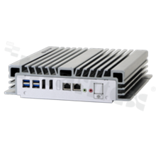 Fanless industrialComputer; LGA 1151; max 32GB RAM; 1-2x SATA 2.5 "; M.2; 2-3x DP; 0-1x VGA; 8x USB; 2-3xCOM; 2x LAN; Audio; operating temperature: - 20+60C; power supply 12-28V DC
