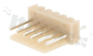 Złącze Kablowe do PCB; w rastrze 2.54mm; 6-stykowe; montaż THT; męskie; pionowe; 250V/3A