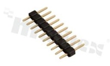 Listwa stykowa do PCB; w rastrze 2.00mm; 1x10 styków; montaż: THT; męska; prosta; jednorzędowe