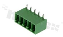 Listwa zaciskowa rozłączalna; w rastrze 3.50mm; 5-torowa; męska; kątowa; zabudowana; UL 300V/8A; TUV:250V/7A