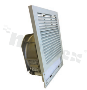 Osłona wentylatora; zjeżdżalnia zatrzaskowa; 115/230V; 320x320x141.5mm; 530/600CFM; 2550/2800RPM; 59.0/61.0dB.