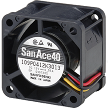 Fan; DC; 24VDC; 40x40x28mm; 0.42m3/min; 42.0dB.