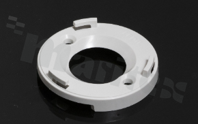 Holder for LED COB; Number of LEDs: 1; Dimensions: round 50mm; Height: 10.3mm; meterial: PBT; Fastening: screw