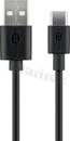 USB cable standard USB 2.0 Hi-Speed; A w.0->USB C; 2.0m; 3A; black