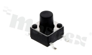 Tact Switch; SMD; dimensions 6.0x6.0; h=7.0mm; vertical; operating force 160gf; button: round