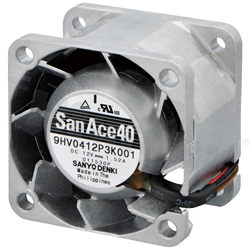 Wentylator; DC; 12VDC; 40x40x28mm; 0.83m3/min; 65.0dB.