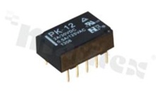 Przekaźnik elektromagnetyczny; prąd znamionowy 2A; 2 cewki bistabilne; napięcie cewki 24VDC; podwójne styki przełączne (2C); 2A/30VDC; 0.5A/125VAC