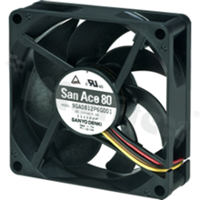Fan; DC; 12VDC; 80x80x20mm; 0.84m3/min; 26.5dB.