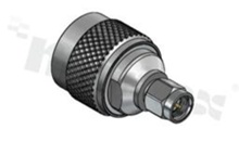 Adaptor SMA male plug > N male plug; RoHS