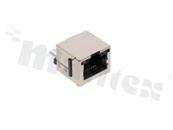 Gniazdo RJ45; 8-stykowe; montaż: THT;proste, ekranowane; LED Y/G