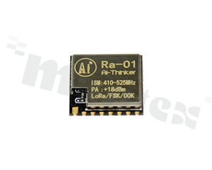 Module; LoRa/ISM; transceiver; 410-525MHz; +4dBm; -141dBm; SPI; LoRa/FSK/GFSK/MSK/GMSK/OOK; 2.5-3.7V; SMD 16-pin