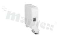 Installation terminal block; 1-level; 2-contacts; for wire 4-25mm2; screw terminal;white; Din rail; 690V/101A