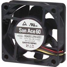 Fan; DC; 24VDC; 60x60x20mm; 0.52m3/min; 29.0dB.
