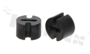 Spacer sleeve for 3.0mm LED; high A=3.0mm; black