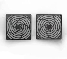 Fan filter; 125x125mm; plastic.
