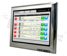 Bezwentylatorowy komputer panelowy 15"; Full IP-65; stal nierdzewna; ekran dotykowy;Czterordzeniowy procesor Intel Atom E3845 1.91 GHz; 1x Gigabit Ethernet; 1xCOM; 3x USB; głośniki 2x 2W; zasilanie 12-26V