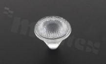 Soczewka do diod LED high power; kąt rozsyłu: 80 stopni FWHM; ilość diod: 1; rozmiar: okrąg 19.4mm; wysokość: 13.5mm; rodzaj materiału: PMMA; PC; sposób mocowania: klej