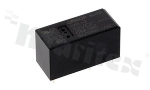 Electromagnetic relay; contact rating current 8A; coil voltage 12VDC; 2 changeover contacts (2C); coil power 400mW; 8A/24VDC; 8A/250VAC