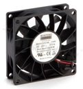 Wentylator; DC; 24VDC; 80x80x25.20mm; 1.97m3/min; 50.00dB; 2 przewody; IP68