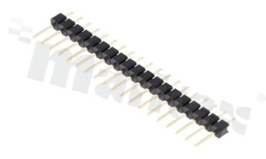 Pin Header; pitch 2.54mm, 1x19 pins, assembly: THT; male; straight; single row