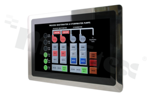 Komputer panelowy; 21.5"; WSXGA(1600×1024); dotyk: pojemnościowy; Intel Celeron N3350; P-65 & IP-X9K COM; 3xUSB; 2xLAN; HDMI; LVDS; eDP; mPCIe; głośniki; SATA; Drive Bay; temp.pracy: 0+40C; zasilanie: zasilacz