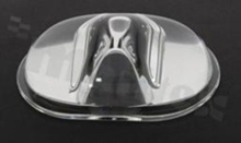 Glass Lens GT-107-11,W:106.6mm, H:29mm, angle 160x120°, for LED COB 60W, RoHS