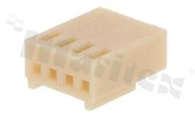 Crimp terminal housing; pitch 2.54mm; 4-contacts; female; applicable wire AWG#22-28; 250V/3A