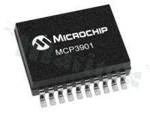 Programowalny analogowy układ Front End - AFE; MICROCHIP; MCP3901A0-I/SS; SSOP; Analog, SPI, Serial; 20; 2.7 V - 5.5 V